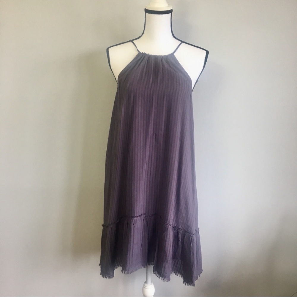 Anthro Cloth & Stone halter high low dress - Picture 2 of 5